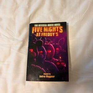 Scholastic Five Nights at Freddy's Back-Cover Art (Black/Purple/Yellow/Brown)